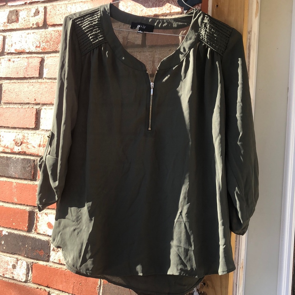 Green modern shirt